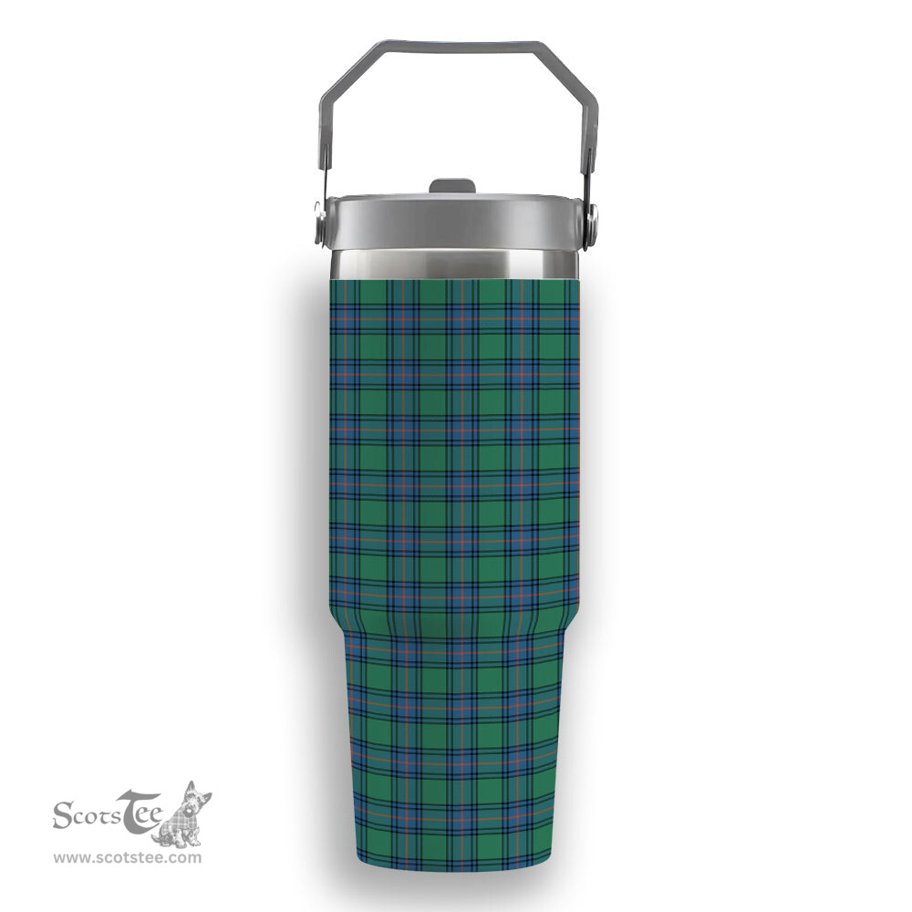 ScotsTee Shop Scottish Shaw Ancient Tartan Flip Straw Tumbler 20oz 30oz