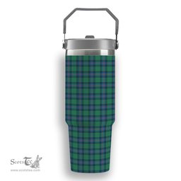 ScotsTee Shop Scottish Shaw Ancient Tartan Flip Straw Tumbler 20oz 30oz