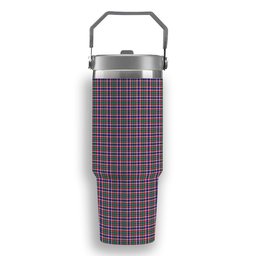 ScotsTee Shop Scottish Ohio District Tartan Flip Straw Tumbler 20oz 30oz