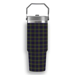 ScotsTee Shop Scottish MacLellan Modern Tartan Flip Straw Tumbler 20oz 30oz