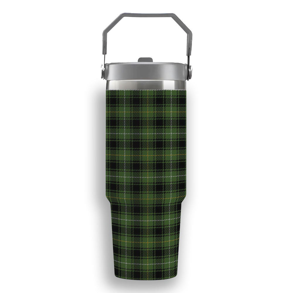 ScotsTee Shop Scottish McIvor Hunting Tartan Flip Straw Tumbler 20oz 30oz