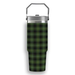 ScotsTee Shop Scottish McIvor Hunting Tartan Flip Straw Tumbler 20oz 30oz