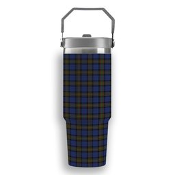 ScotsTee Shop Scottish MacLaurin of Brioch Tartan Flip Straw Tumbler 20oz 30oz