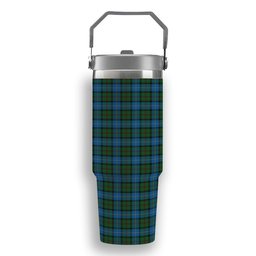 ScotsTee Shop Scottish MacLeod of Assynt Tartan Flip Straw Tumbler 20oz 30oz