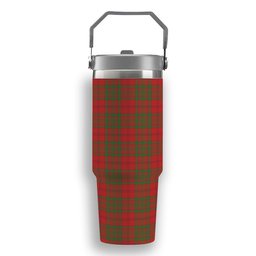 ScotsTee Shop Scottish MacAlister of Glenbarr Ancient Tartan Flip Straw Tumbler 20oz 30oz