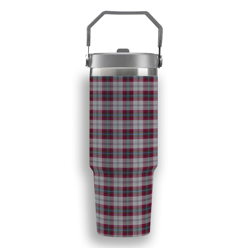 ScotsTee Shop Scottish MacLean of Duart Dress 4 Tartan Flip Straw Tumbler 20oz 30oz