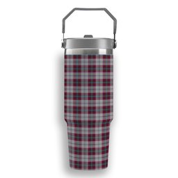 ScotsTee Shop Scottish MacLean of Duart Dress 4 Tartan Flip Straw Tumbler 20oz 30oz