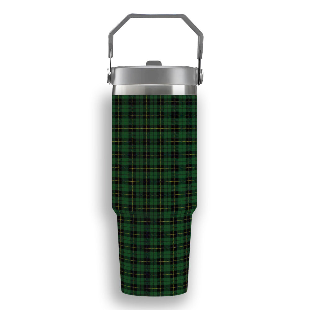 ScotsTee Shop Scottish Wallace Hunting Tartan Flip Straw Tumbler 20oz 30oz