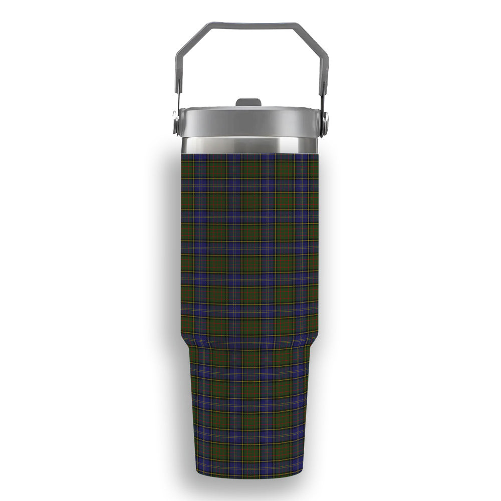ScotsTee Shop Scottish McMillan Hunting Modern Tartan Flip Straw Tumbler 20oz 30oz
