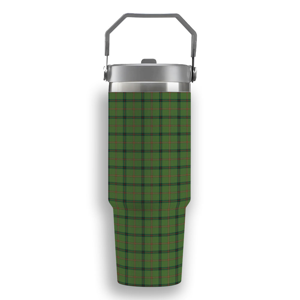 ScotsTee Shop Scottish Strachan Hunting Tartan Flip Straw Tumbler 20oz 30oz