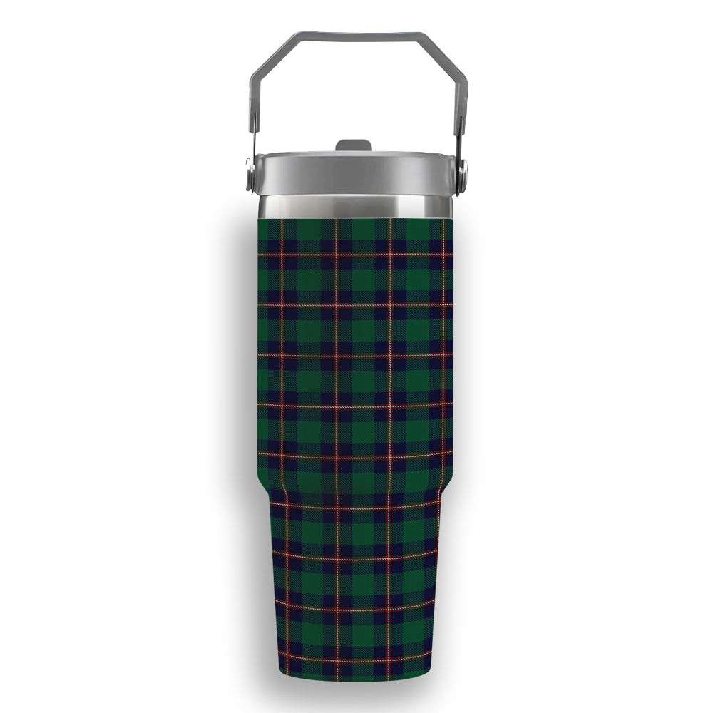 ScotsTee Shop Scottish Irvine Glenn Tartan Flip Straw Tumbler 20oz 30oz