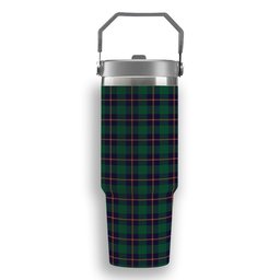 ScotsTee Shop Scottish Irvine Glenn Tartan Flip Straw Tumbler 20oz 30oz