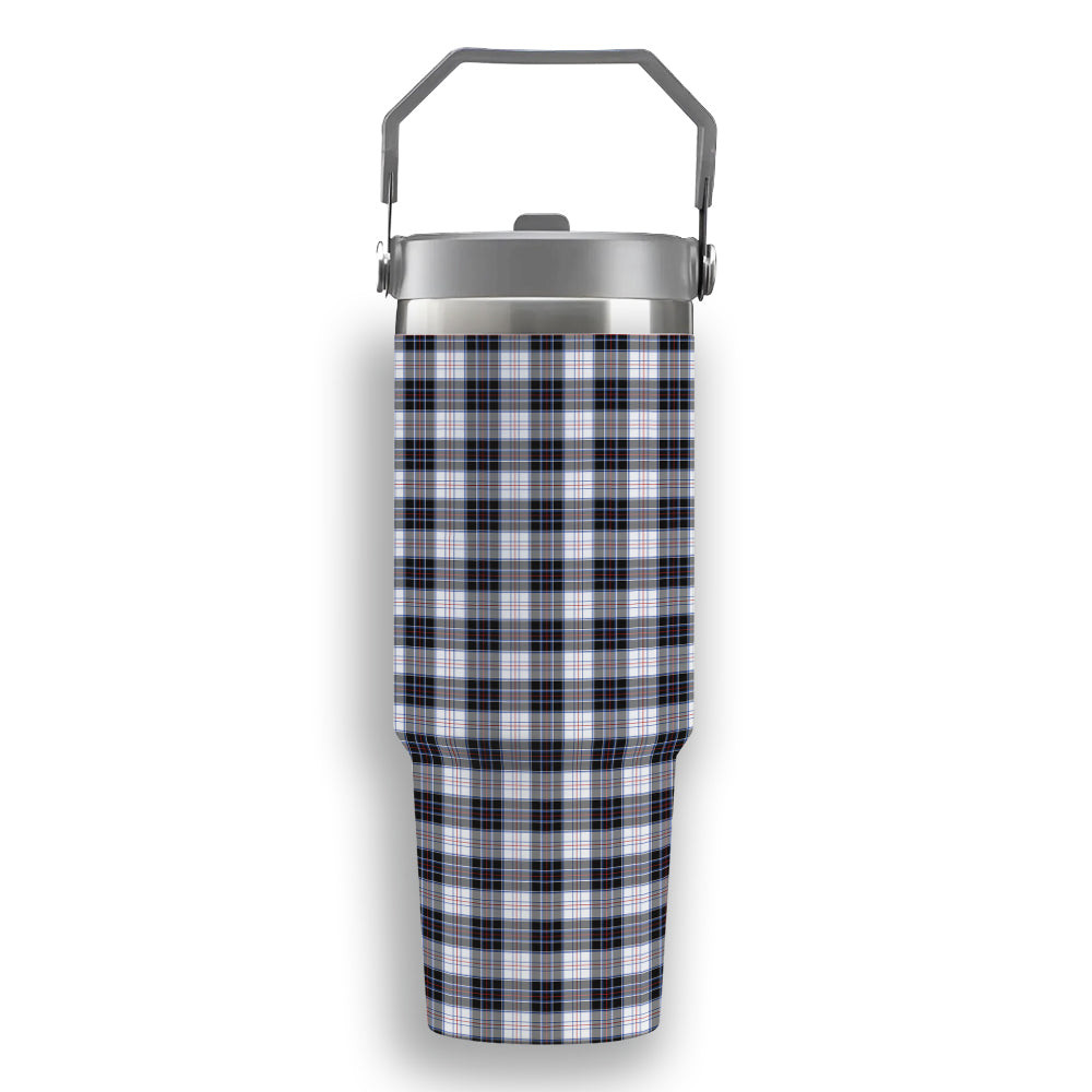 ScotsTee Shop Scottish MacRae Dress Modern Tartan Flip Straw Tumbler 20oz 30oz