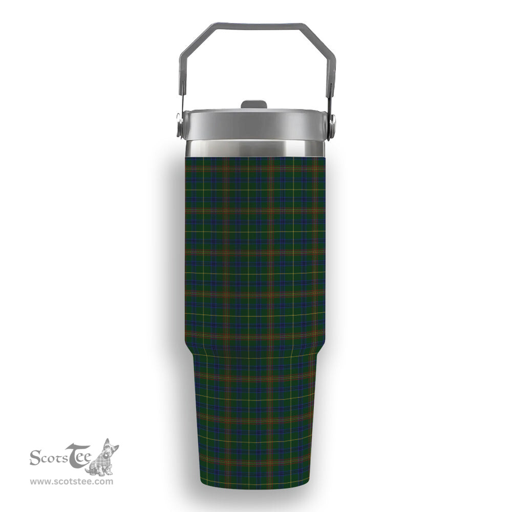 ScotsTee Shop Scottish Kennedy 2 Tartan Flip Straw Tumbler 20oz 30oz