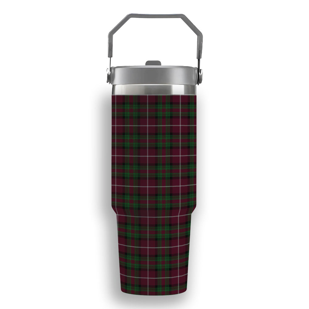 ScotsTee Shop Scottish Stewart of Bute Hunting Tartan Flip Straw Tumbler 20oz 30oz