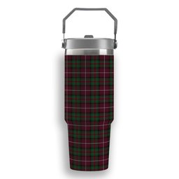 ScotsTee Shop Scottish Stewart of Bute Hunting Tartan Flip Straw Tumbler 20oz 30oz