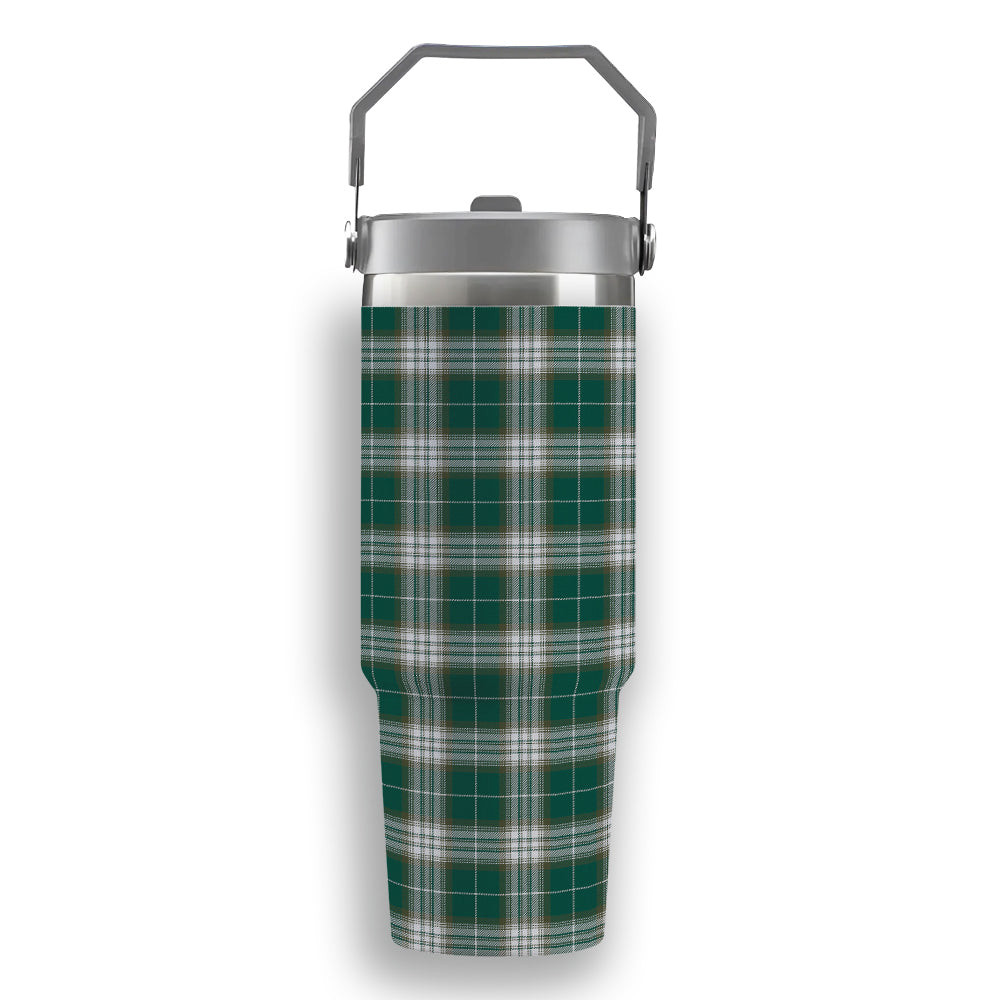 ScotsTee Shop Scottish Kelso Modern Clan Tartan Flip Straw Tumbler 20oz 30oz
