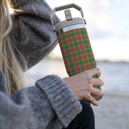 ScotsTee Shop Scottish Muirhead Ancient Tartan Flip Straw Tumbler 20oz 30oz