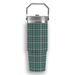 ScotsTee Shop Scottish Kelly of Sleat Hunting Ancient Tartan Flip Straw Tumbler 20oz 30oz