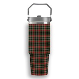 ScotsTee Shop Scottish McLachlan Hunting Modern Tartan Flip Straw Tumbler 20oz 30oz
