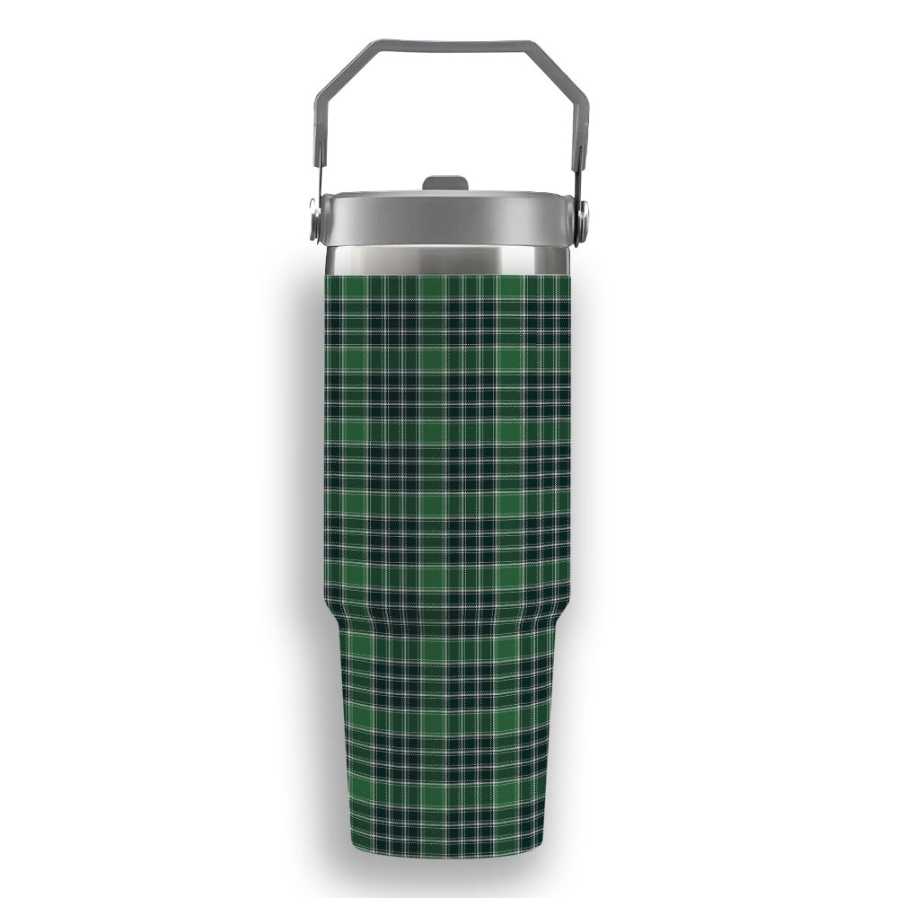 ScotsTee Shop Scottish MacDonald Lord of the Isles Hunting Modern Tartan Flip Straw Tumbler 20oz 30oz