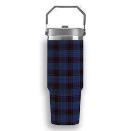 ScotsTee Shop Scottish Hume Tartan Flip Straw Tumbler 20oz 30oz