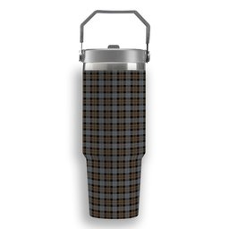 ScotsTee Shop Scottish MacKay Weathered Tartan Flip Straw Tumbler 20oz 30oz