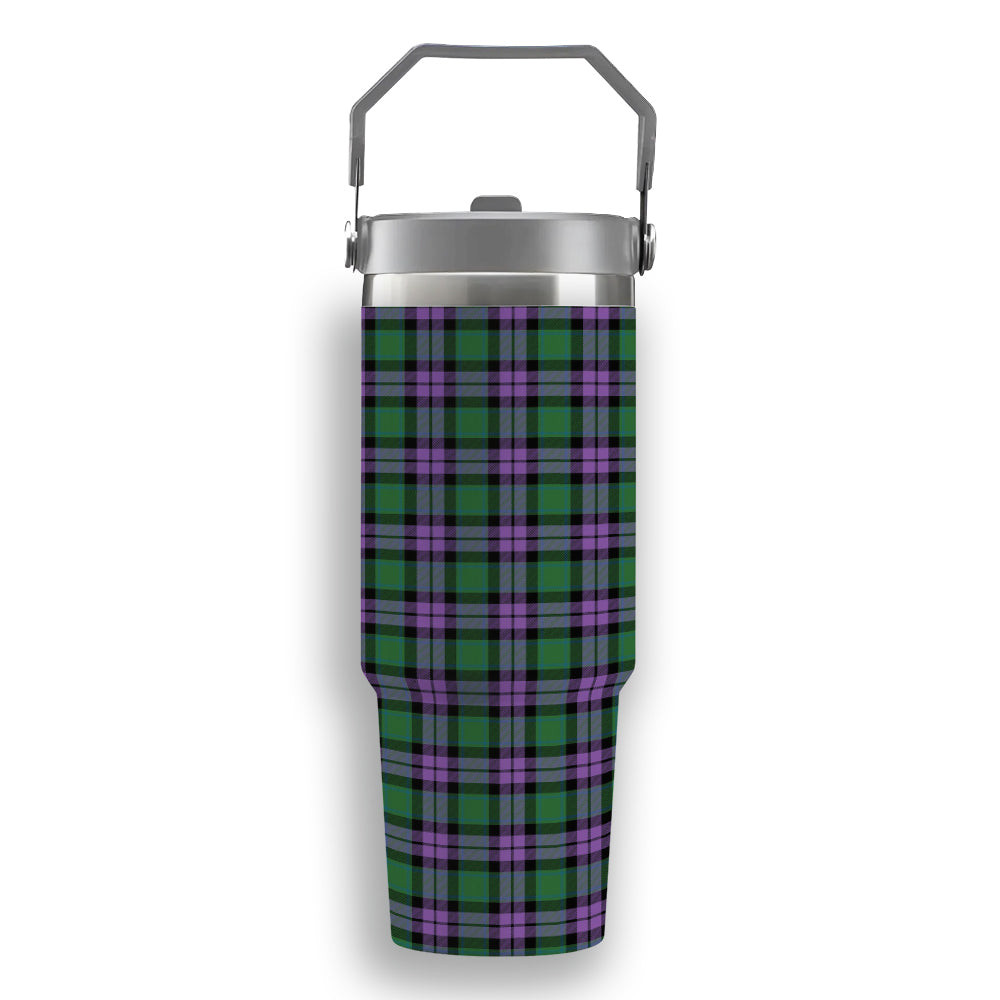 ScotsTee Shop Scottish McArthur of Milton Ancient Tartan Flip Straw Tumbler 20oz 30oz