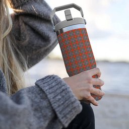 ScotsTee Shop Scottish McFarlane Ancient Tartan Flip Straw Tumbler 20oz 30oz