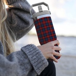 ScotsTee Shop Scottish MacLachlan 2 Tartan Flip Straw Tumbler 20oz 30oz