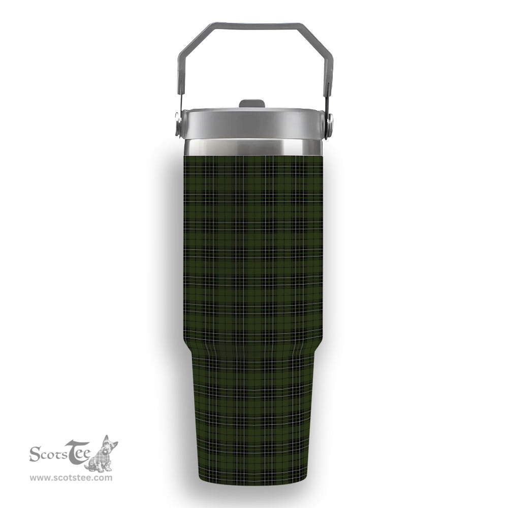 ScotsTee Shop Scottish McLean Hunting Tartan Flip Straw Tumbler 20oz 30oz