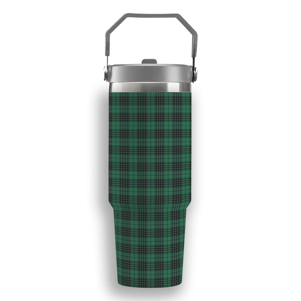 ScotsTee Shop Scottish MacLean Hunting Ancient Tartan Flip Straw Tumbler 20oz 30oz