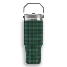 ScotsTee Shop Scottish MacLean Hunting Ancient Tartan Flip Straw Tumbler 20oz 30oz