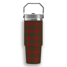 ScotsTee Shop Scottish McIntosh Red Tartan Flip Straw Tumbler 20oz 30oz