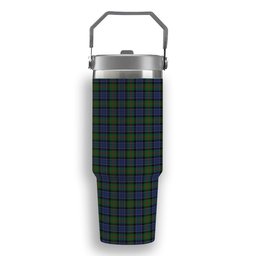 ScotsTee Shop Scottish Paterson Tartan Flip Straw Tumbler 20oz 30oz