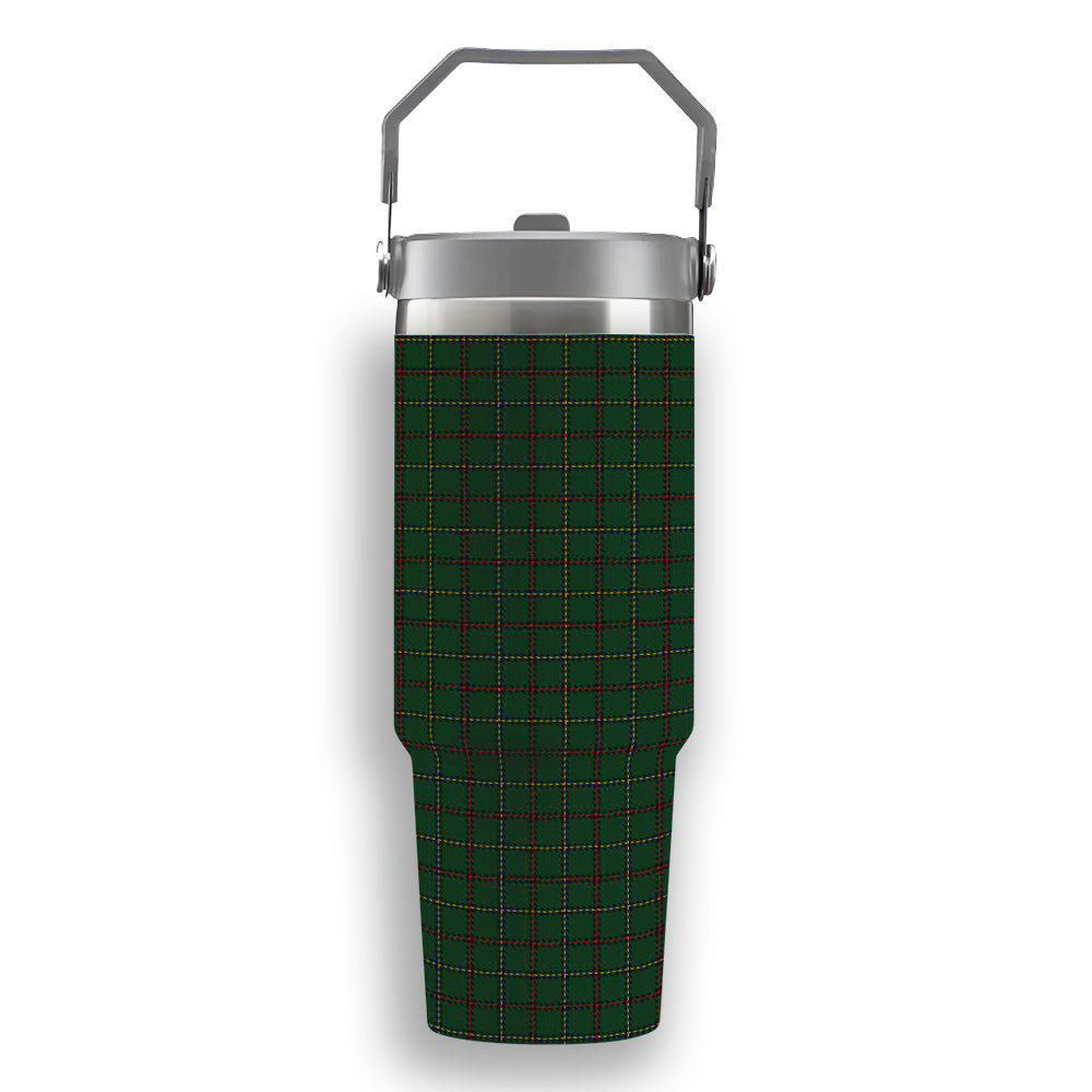 ScotsTee Shop Scottish Skene or Tribe of Mar Tartan Flip Straw Tumbler 20oz 30oz