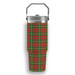 ScotsTee Shop Scottish MacDonald of Kingsburgh Modern Tartan Flip Straw Tumbler 20oz 30oz