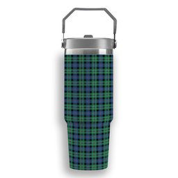 ScotsTee Shop Scottish Rose Hunting Ancient Tartan Flip Straw Tumbler 20oz 30oz