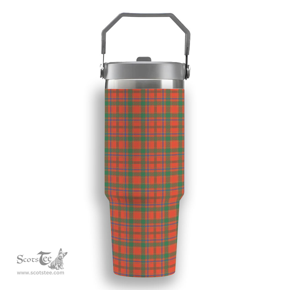 ScotsTee Shop Scottish Monroe Ancient Tartan Flip Straw Tumbler 20oz 30oz