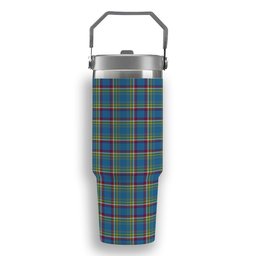 ScotsTee Shop Scottish Yukon Tartan Flip Straw Tumbler 20oz 30oz