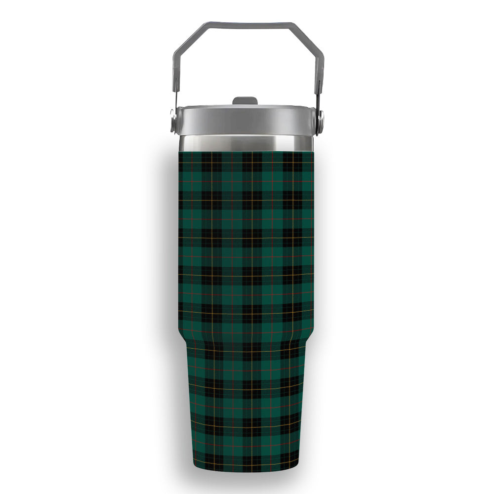 ScotsTee Shop Scottish McArthur-Fox Hunting Modern Tartan Flip Straw Tumbler 20oz 30oz