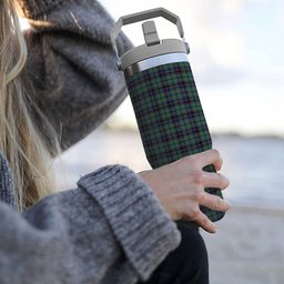 ScotsTee Shop Scottish Stevenson Tartan Flip Straw Tumbler 20oz 30oz