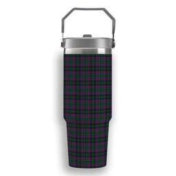 ScotsTee Shop Scottish McLachlan Hunting Tartan Flip Straw Tumbler 20oz 30oz