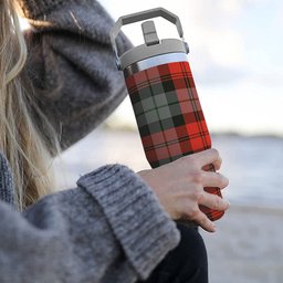 ScotsTee Shop Scottish MacLachlan Weathered Tartan Flip Straw Tumbler 20oz 30oz
