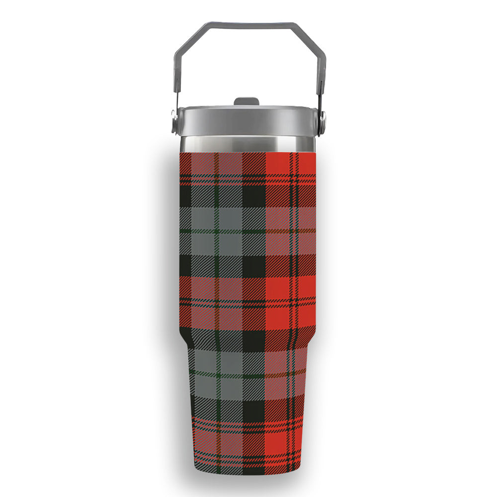 ScotsTee Shop Scottish MacLachlan Weathered Tartan Flip Straw Tumbler 20oz 30oz