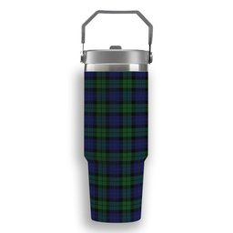 ScotsTee Shop Scottish MacKay 1819 Tartan Flip Straw Tumbler 20oz 30oz