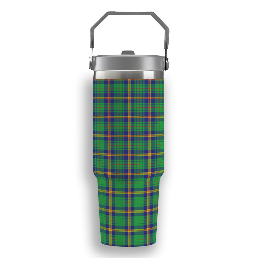 ScotsTee Shop Scottish New Mexico Tartan Flip Straw Tumbler 20oz 30oz
