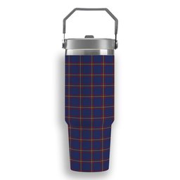 ScotsTee Shop Scottish MacLaine of Lochbuie Tartan Flip Straw Tumbler 20oz 30oz