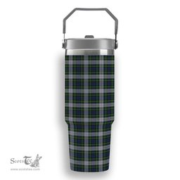 ScotsTee Shop Scottish Gordon Dress Tartan Flip Straw Tumbler 20oz 30oz