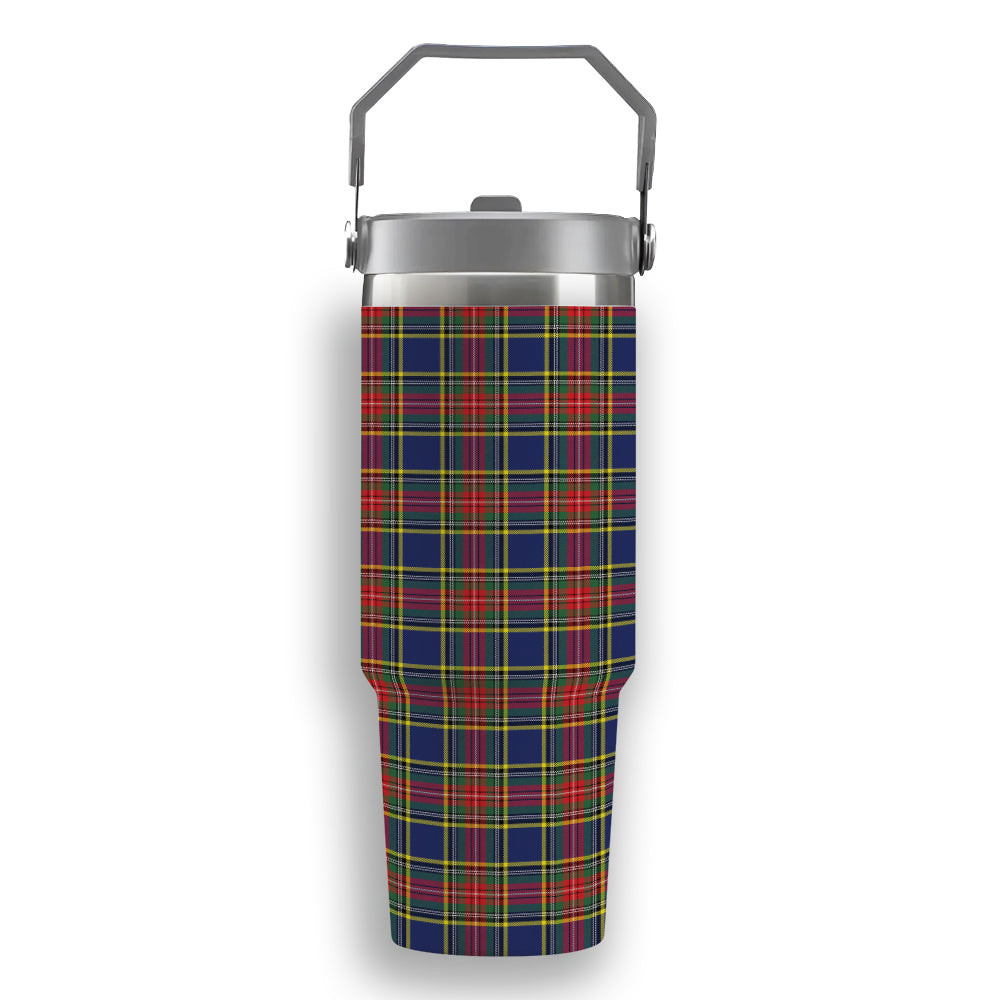 ScotsTee Shop Scottish McBeth Modern Tartan Flip Straw Tumbler 20oz 30oz